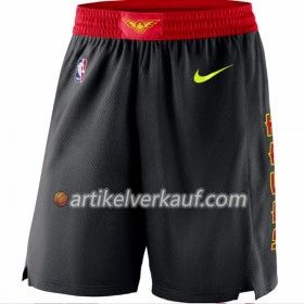 Atlanta Hawks Schwarz Nike Kurze Hose Swingman - Herren